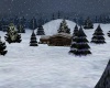 {LS} Stone Snowy cabin