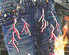 graphic jeans