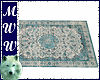 Teal Antique Rug