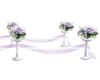 lilac wedding garland