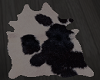 Cow fur rug