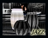 Jazzie-Silver Black Vase