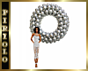 Wreath-Silver Ornaments