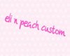 peach's custom