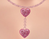 Pink Hearts Necklace