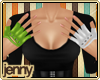 *J Mixed Gloves Grn/Wht