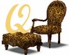 Yellow Damask Chair/stl