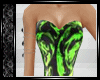 chic green dress !ABS!