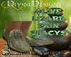 DD*OLIVE LIZARD STACYS