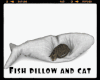 *Fish Pillow & Cat
