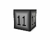 number 11 block,cube