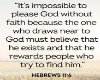 Hebrews 11:6 | T-Shirt
