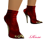 red snake skil heels
