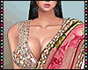 S|FloralPrint Pink Saree