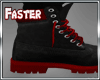 Winter Red-Black Boot