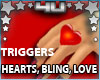 Love Heart Trigger Ring