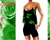 Grn Butterfly Short Set