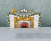 BLUE SNOWFLAKE FIREPLACE