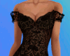 Elegant Lace Gown-Black