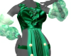 (R)Green dress girly