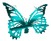 Teal Butterfly Bench