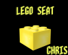 Lego Seat L Yellow