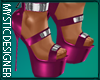 !Heels! Pink Leather