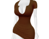 brown miu dress