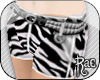 R: White Zebra Shorts