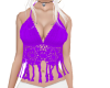 Purple Frilly Top