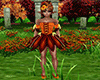 kids orange fairy dress