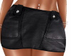 Bea Black Leather Skirt