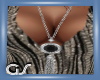 GS Silver  Onyx Necklace