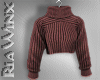 Burgundy Turtleneck Swtr