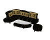 K Versace Black Couch