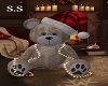 Xmas Bear W/Kiss