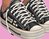 Black Skull Low Shoes NS