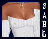 LS~SWEATER DRESS WHT1