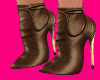 Adorbs Brown Gold Boots