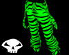 Toxic tiger rave pants
