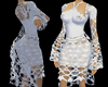 SN White Crochet Webs