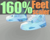 Feet 160% scaler
