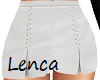 Leather white skirt RL