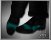 Abel Black/Teal Shoes