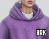 hrk. purple hoodie