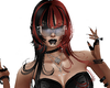 red black jellyfish hair