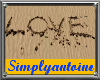 LOVE In Sand