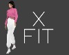 X FIT Pink/White