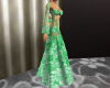Green Lace Gown