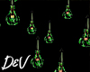 !D Hanging Leaf Bulbs